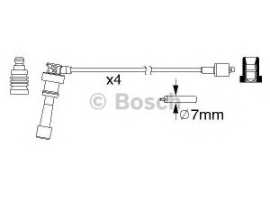 BOSCH 0 986 357 159 uždegimo laido komplektas 
 Kibirkšties / kaitinamasis uždegimas -> Uždegimo laidai/jungtys
MD334041