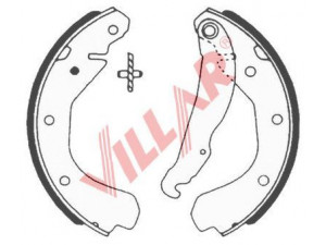 VILLAR 629.0560 stabdžių trinkelių komplektas 
 Techninės priežiūros dalys -> Papildomas remontas
1605590, 1605689, 1605774, 1605792