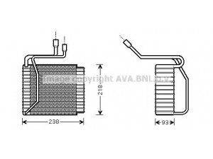 AVA QUALITY COOLING FDV109 garintuvas, oro kondicionierius 
 Oro kondicionavimas -> Garintuvas
1086713, 1205079, 95VW19850AA, 95VW19850AB