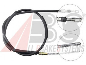 A.B.S. K13128 trosas, stovėjimo stabdys 
 Stabdžių sistema -> Valdymo svirtys/trosai
3293807, 32938078