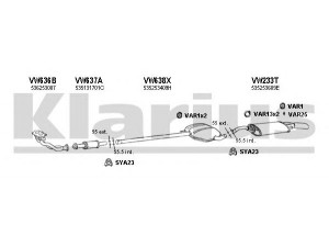 KLARIUS 930356U išmetimo sistema 
 Išmetimo sistema -> Išmetimo sistema, visa