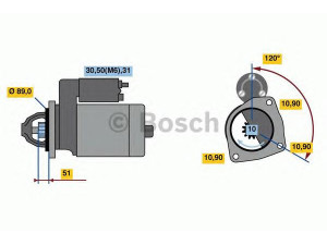 BOSCH 0 986 020 170 starteris 
 Elektros įranga -> Starterio sistema -> Starteris
2995986, 42498718, 4892338, 5801381129