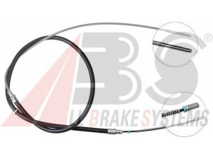A.B.S. K12826 trosas, stovėjimo stabdys 
 Stabdžių sistema -> Valdymo svirtys/trosai
3A0.609.721, 3A0.609.721B, 3A0.609.721