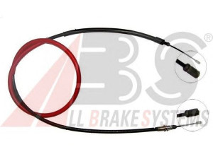A.B.S. K17358 trosas, stovėjimo stabdys 
 Stabdžių sistema -> Valdymo svirtys/trosai
4745.W1, 4745.Z6, 9643731980