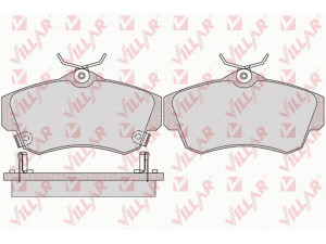 VILLAR 626.1061 stabdžių trinkelių rinkinys, diskinis stabdys 
 Techninės priežiūros dalys -> Papildomas remontas
05017843AA, 05083853AA, 05083853AB