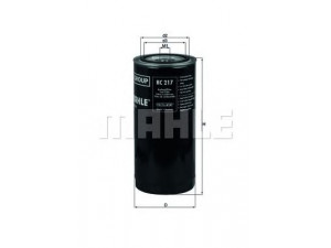 KNECHT KC 217 kuro filtras 
 Techninės priežiūros dalys -> Papildomas remontas
1328177, 1931100, 99484067