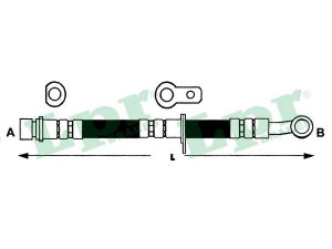 LPR 6T47482 stabdžių žarnelė 
 Stabdžių sistema -> Stabdžių žarnelės
01466S04900, 01466SR3903, 46430SR3935