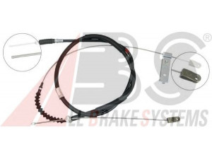 A.B.S. K12535 trosas, stovėjimo stabdys 
 Stabdžių sistema -> Valdymo svirtys/trosai
46420-35500, 4643035500