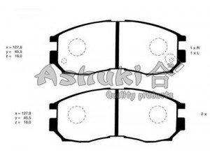 ASHUKI C003-01 stabdžių trinkelių rinkinys, diskinis stabdys 
 Techninės priežiūros dalys -> Papildomas remontas
V9118-M002, 0 986 460 979/BOSCH