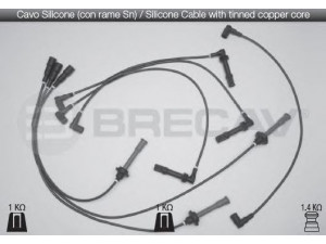 BRECAV 01.539 uždegimo laido komplektas 
 Kibirkšties / kaitinamasis uždegimas -> Uždegimo laidai/jungtys