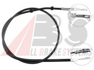 A.B.S. K14748 trosas, stovėjimo stabdys 
 Stabdžių sistema -> Valdymo svirtys/trosai
1634200885