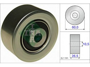 INA 532 0561 10 kreipiantysis skriemulys, V formos rumbuotas diržas 
 Diržinė pavara -> V formos rumbuotas diržas/komplektas -> Laisvasis/kreipiamasis skriemulys
5751.E8
