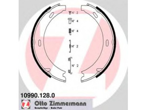 ZIMMERMANN 10990.128.0 stabdžių trinkelių komplektas, stovėjimo stabdis 
 Stabdžių sistema -> Rankinis stabdys
124 420 0220, 124 420 0320, 124 420 0520