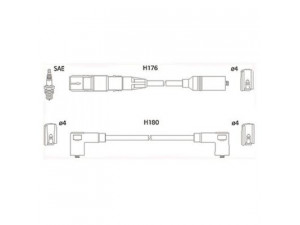 HITACHI 134766 uždegimo laido komplektas 
 Kibirkšties / kaitinamasis uždegimas -> Uždegimo laidai/jungtys