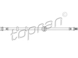 TOPRAN 301 058 stabdžių žarnelė 
 Stabdžių sistema -> Stabdžių žarnelės
1 068 964, 1 134 140, 1 347 217