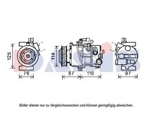 AKS DASIS 852573N kompresorius, oro kondicionierius 
 Oro kondicionavimas -> Kompresorius/dalys
977013Z500