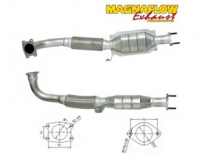 MAGNAFLOW 75404D katalizatoriaus keitiklis 
 Išmetimo sistema -> Katalizatoriaus keitiklis
MR916040