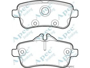 APEC braking PAD1894 stabdžių trinkelių rinkinys, diskinis stabdys 
 Techninės priežiūros dalys -> Papildomas remontas
0064203320, 0064203420, 0064206820