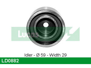 LUCAS ENGINE DRIVE LD0882 įtempiklio skriemulys, paskirstymo diržas
054109479A, 078109244F, 78109244
