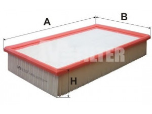 MFILTER K 490 oro filtras 
 Filtrai -> Oro filtras
112 094 01 04, 112 094 02 04