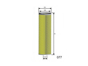 MISFAT R453 oro filtras 
 Filtrai -> Oro filtras
1660601, 16606014, 1665886, 16658866