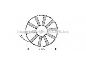 AVA QUALITY COOLING RT7534 ventiliatorius, radiatoriaus 
 Aušinimo sistema -> Oro aušinimas
7700818904