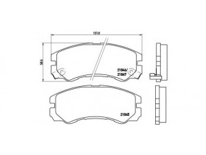 BREMBO P 59 020 stabdžių trinkelių rinkinys, diskinis stabdys 
 Techninės priežiūros dalys -> Papildomas remontas
8970475260, 8970475261, 1605017