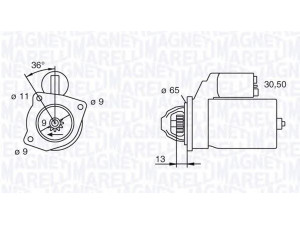 MAGNETI MARELLI 063111007010 starteris 
 Elektros įranga -> Starterio sistema -> Starteris
46454211, 46406973, 46406974, 46420106