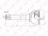 LYNXauto CO-7543 jungčių komplektas, kardaninis velenas
43405-60120