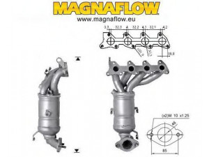 MAGNAFLOW 73419 katalizatoriaus keitiklis 
 Išmetimo sistema -> Katalizatoriaus keitiklis
2.852.002.850, 2852002830