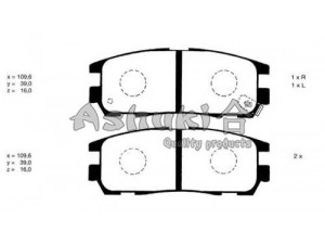 ASHUKI 1083-1009 stabdžių trinkelių rinkinys, diskinis stabdys 
 Techninės priežiūros dalys -> Papildomas remontas
0 986 424 367/BOSCH, 1605851, 2187501/TEXTAR