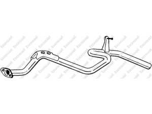 BOSAL 452-631 išleidimo kolektorius 
 Išmetimo sistema -> Išmetimo vamzdžiai
28750-43641