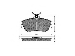 SPIDAN 32724 stabdžių trinkelių rinkinys, diskinis stabdys 
 Techninės priežiūros dalys -> Papildomas remontas
F30Y-2001-A, 3 018 001, 3 687 321