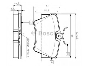 BOSCH 0 986 TB2 290 stabdžių trinkelių rinkinys, diskinis stabdys 
 Techninės priežiūros dalys -> Papildomas remontas
4406000QAF, 77010 54772, 4414029