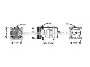 AVA QUALITY COOLING UVK036 kompresorius, oro kondicionierius