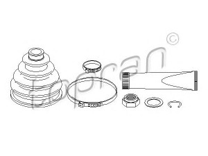 TOPRAN 103 509 gofruotoji membrana, kardaninis velenas 
 Ratų pavara -> Gofruotoji membrana
357 498 203, 357 498 203A, 893 498 203