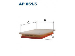 FILTRON AP051/5 oro filtras 
 Techninės priežiūros dalys -> Techninės priežiūros intervalai
55355096, 834158, 834159, 835633