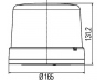 HELLA 2RL 011 484-021 besisukantis švyturėlis