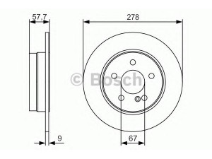 BOSCH 0 986 479 S96 stabdžių diskas 
 Dviratė transporto priemonės -> Stabdžių sistema -> Stabdžių diskai / priedai
204 423 05 12, A 204 423 05 12