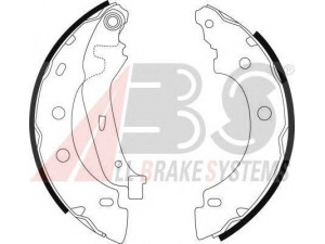 A.B.S. 9031 stabdžių trinkelių komplektas 
 Techninės priežiūros dalys -> Papildomas remontas
4406000QAG, 7701 205 523, 7701 207 555