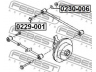 FEBEST 0229-001 išvirtimo reguliavimo varžtas 
 Ašies montavimas/vairavimo mechanizmas/ratai -> Montavimas, pakabos statramstis
55226-50Y0A