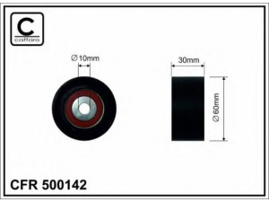 CAFFARO 500142 kreipiantysis skriemulys, paskirstymo diržas 
 Diržinė pavara -> Paskirstymo diržas/komplektas -> Laisvasis/kreipiamasis skriemulys
9467644089, 0830.75, 9673528080