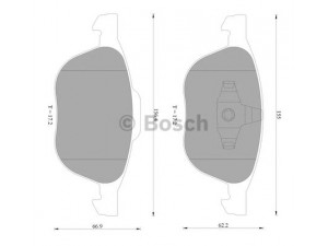 BOSCH 0 986 AB2 395 stabdžių trinkelių rinkinys, diskinis stabdys 
 Techninės priežiūros dalys -> Papildomas remontas
1223682, 1321517, 1360305, 1519528