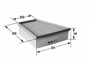 CLEAN FILTERS MA1176 oro filtras 
 Techninės priežiūros dalys -> Techninės priežiūros intervalai
6Y0129620, 5JF129620, 5JF129620A