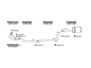 VENEPORTE 550549 išmetimo sistema 
 Išmetimo sistema -> Išmetimo sistema, visa