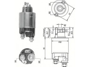 MAGNETI MARELLI 940113050236 solenoidinis jungiklis, starteris