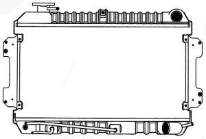SAKURA  Automotive 1301-0301 radiatorius, variklio aušinimas