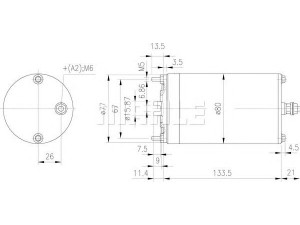 MAHLE ORIGINAL MM 233 elektrovariklis
