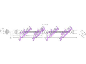 Brovex-Nelson H7569 stabdžių žarnelė 
 Stabdžių sistema -> Stabdžių žarnelės
26541XA01A9E, 26541XA01A, 26541XA01A9E
