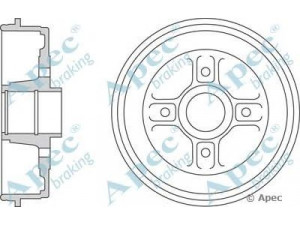 APEC braking DRM9923 stabdžių būgnas 
 Stabdžių sistema -> Būgninis stabdys -> Stabdžių būgnas
43206AX650
